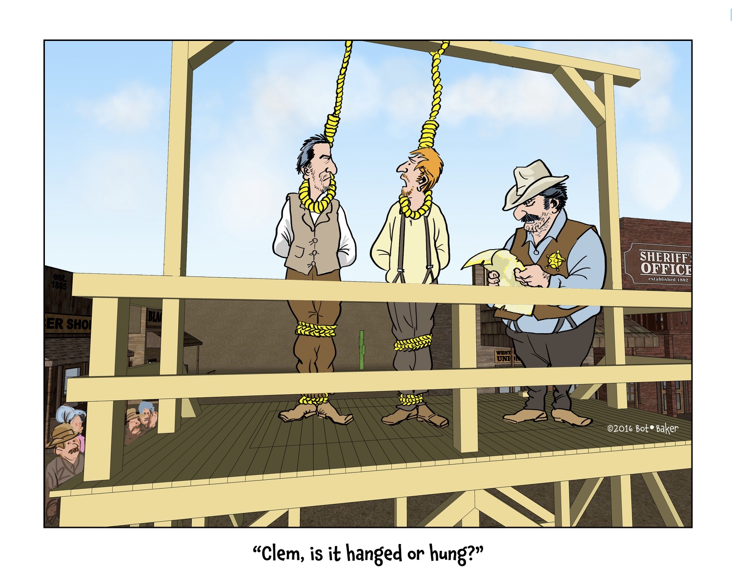 Hanged Cartoon